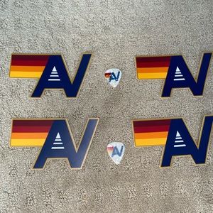 AVIATOR NATION STICKERS AND GUITAR PICKS!!!